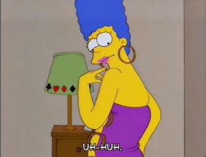 marge simpson,look at me,lovey,stunning,season 7,episode 14,dress,7x14