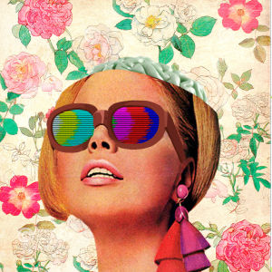 brain,collage,glasses,lady,static,percolate galactic,floral