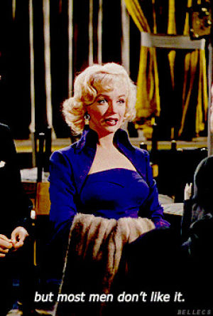 Gentlemen prefer blondes GIF - Find on GIFER