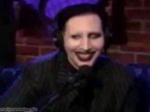 marilyn manson,smile,celebrities,the golden age of grotesque,cannibalmerk,brutus district2