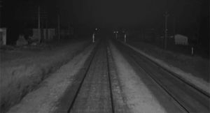 night,driving,black and white,dark,train,leaving