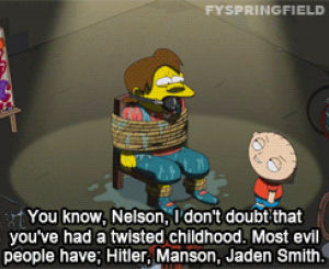 family guy,reaction,simpsons,nelson muntz,nelson,stewie griffin,the simpsons guy