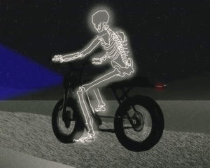 skeleton,scary,animation,art,illustration,night,stars,skull,ride,lithium cycle