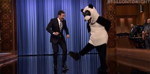 dancing,jimmy fallon,tonight show,fallon tonight,hashtag the panda