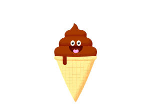 ice cream,emoji,shit,2d,pixelmonkeys,tony babel