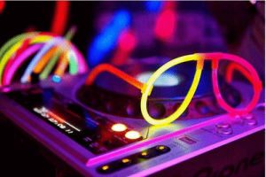 dj,party,neon