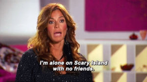 real housewives,realitytvgifs,rhony,real housewives of new york,kelly bensimon,scary island