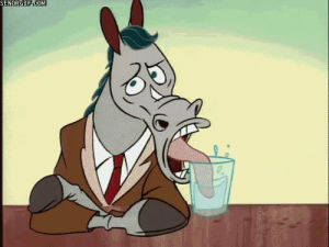 drinking,water,ren and stimpy,horse,thirsty,cartoons comics