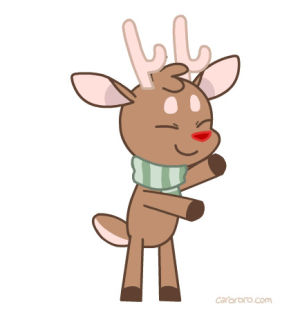 reindeer,hola,rudolph,love,dance,red,cute sillydance