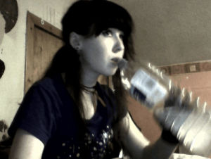 water bottle,girl,water,drinking,myself,boredom,insomnia,fun timez