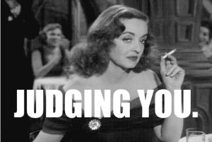 bette davis,judging,all about eve,classic film,side eye,judging you