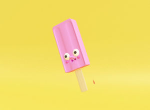 melting,candy,ice pop,ice lollipop,hot,lollipop,animation,cute,illustration,summer,kawaii,sweat,123pingu