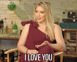 ily,i love you,love ya,tv land,tvland,younger,youngertv,love you,tvl,hilary duff,younger tv,diorjadore