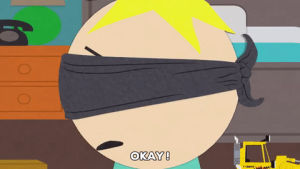 butters,blindfolded,scared,butters stotch
