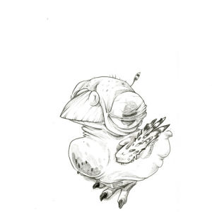 drawing,sketch,animation,artists on tumblr,bird,chick