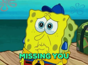 miss you,i miss you,miss,missing you,spongebob