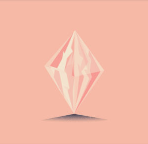 vector,mineral,fancy,diamond,nature,pink,motion,abstract,shadow,crystal