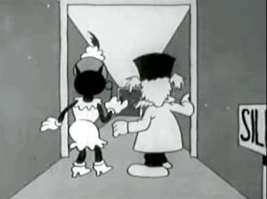 30s,animation,vintage,cartoons,1930s,in a cartoon studio