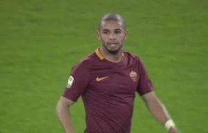 my bad,my fault,im sorry,reaction,football,soccer,reactions,sorry,oops,waving,roma,calcio,as roma,asroma,peres,bruno peres