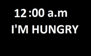 black,time,food,white,hungry