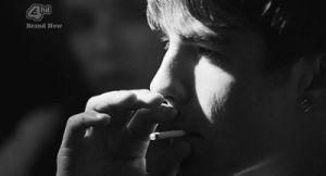 black and white,hot,boy,smoke,lips,cigarette,finn,mmfd