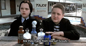 addams family values,girl scout,the addams family