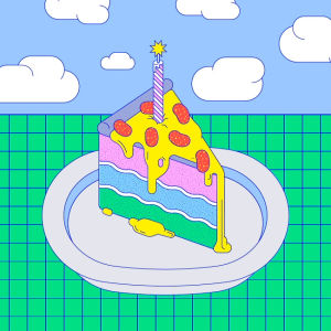 birthday wishes,birthday,feliz cumpleanos,pizza,happy birthday,happy b,celebration,cake,celebrate,aaron the illustrator
