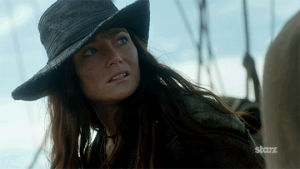 anne bonny,black sails,what,doubtful,tv,wtf,season 3,really,starz,pirate,doubt,say what,are you serious,03x10,clara paget