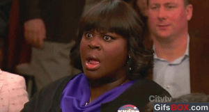 reaction,parks and recreation,shocked,retta