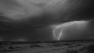 weather,landscape,black and white,nature,storm,lightning