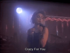 crazy for you,1985,madonna,80s,1,bb,billboard,queen of pop,hot 100,onthisday,madonna video,madonna history,madonna song