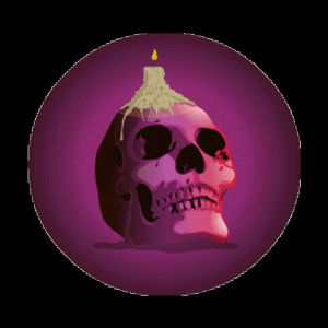 transparent,halloween,app,skull,sticker,candle,hi art