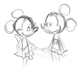Mickey Mouse Minnie Mouse Black and white Drawing mickey mouse white  mammal heroes png  PNGWing