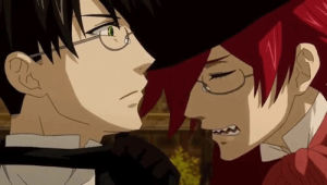 grell sutcliff,william t spears,black butler,otp,kuroshitsuji,duo,grell,shut up all of you bitches do not laugh