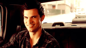 ok then,ok,if you say so,reactions,laughing,yeah,taylor lautner,raised eyebrows