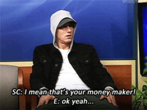 eminem,interview,stephen colbert,lmao,eminem s,you all need to watch it,ill some more later i gotta go,this interview is just hilarious