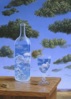 clouds,sky,wine,magritte