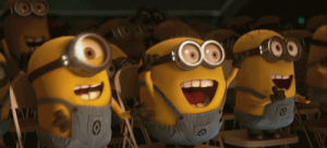 awesome,applause,minions,exciting,you rock,excited,despicable me