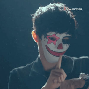 clown,scary clown,wtf,time,dramafever,what time is it,i hate clowns,afraid of clowns