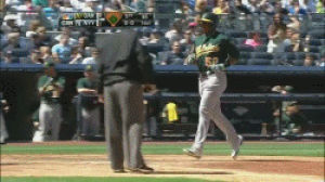 Mlb athletics stomper GIF - Find on GIFER