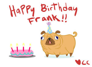 birthday,funny,cute,party,cartoon,cake,pug,card,pugs