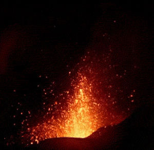 GIF lava volcano eruption - animated GIF on GIFER - by Griwyn