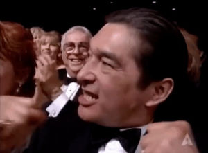 excited,oscars 1991,yes,oscars,academy awards,oscars1991,chiakis,team obama