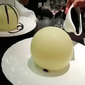 satisfying,white,chocolate,dessert,sphere