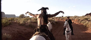 tonto,johnny depp,bloopers,armie hammer,the lone ranger,god bless him