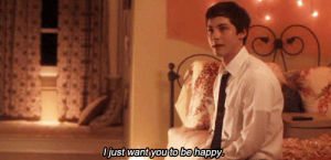 the perks of being a wallflower,want you,logan lerman,happy,perks of being a wallflower,i just want you to be happy,pencil break