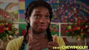 chewing gum,netflix,comedy,thumbs up,e4,michaela coel,chewing gum show,tracey
