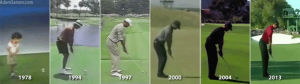 tiger,golf,years,over,swing,woods