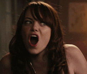 oh yeah,emma stone,oh yea,sarcastic,ohhh yeahh,reactions,not really,over the top