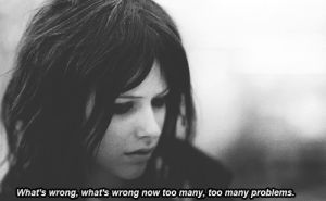 avril lavigne,black and white,tumblr,picture,black,photography,dark,white,photo,song,quote,lyrics,grey,wrong,problems,pic,black n white,quoted,nobodys home